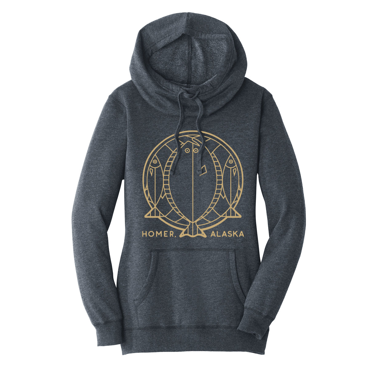 Geo Halibut Women’s Hoodie