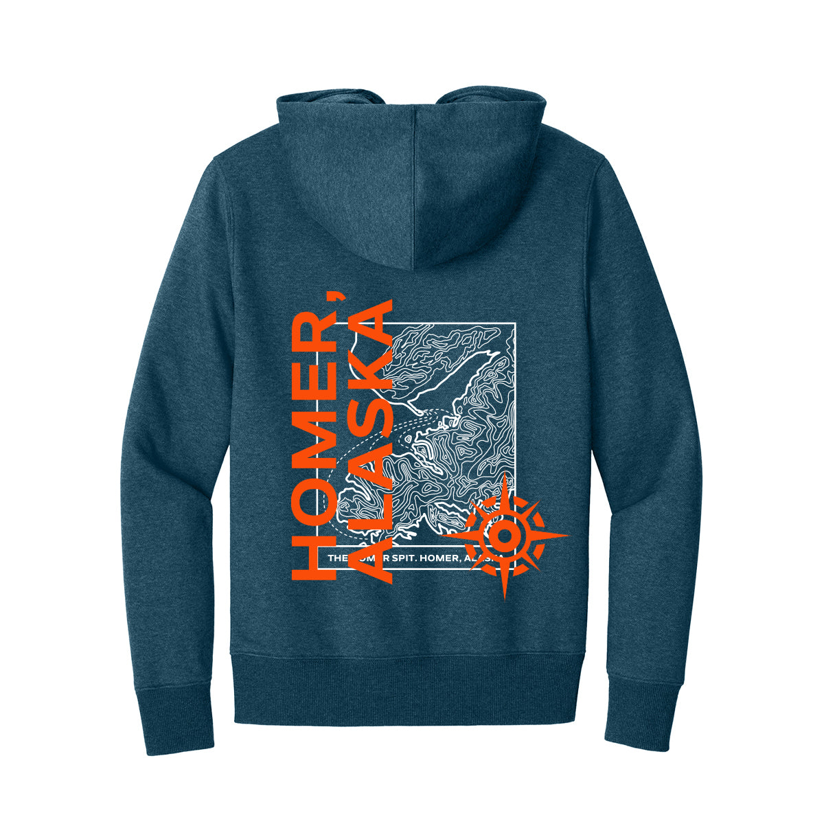 Homer Topo Map Hoodie