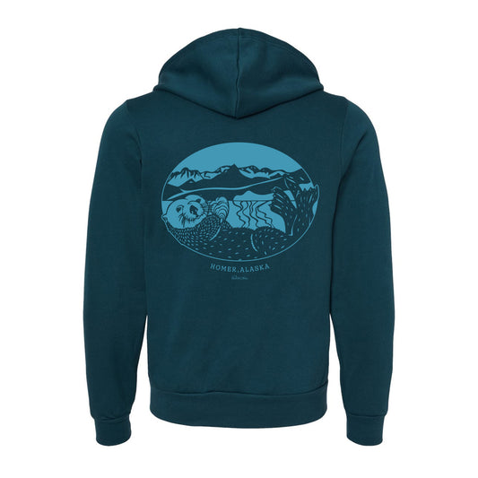 Otter Zip Up Hoodie