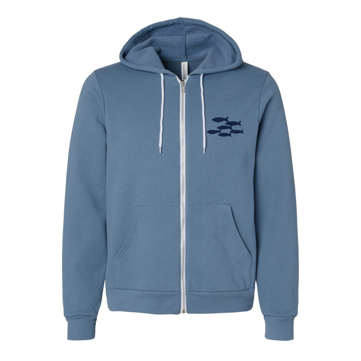 Whale Zip Up Hoodie