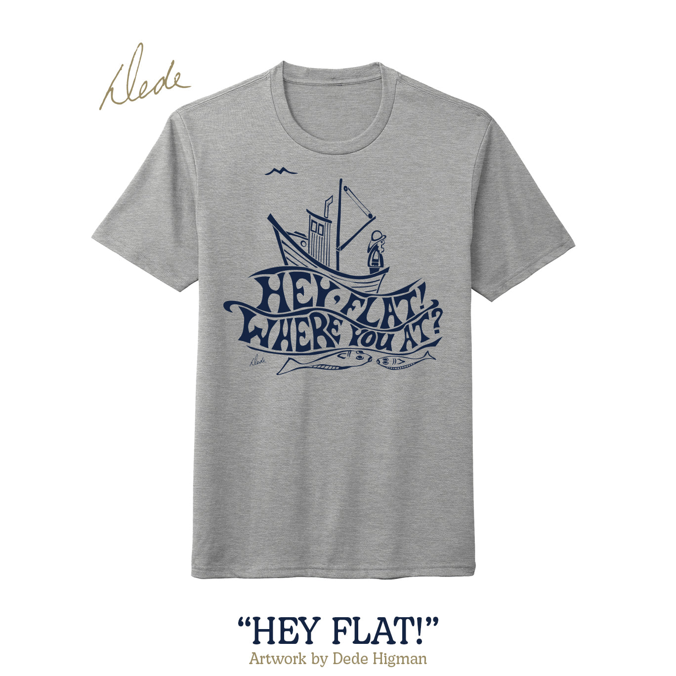 Hey Flat! Triblend T-shirt PRESALE